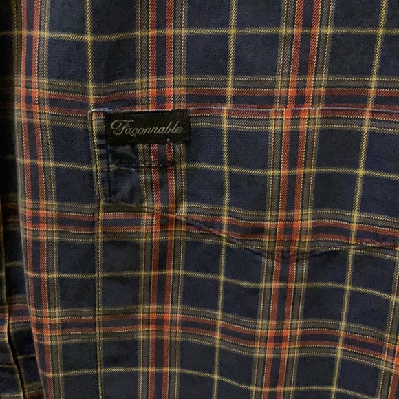 COPY - Faconnable Button Down flannel - Picture 4 of 4